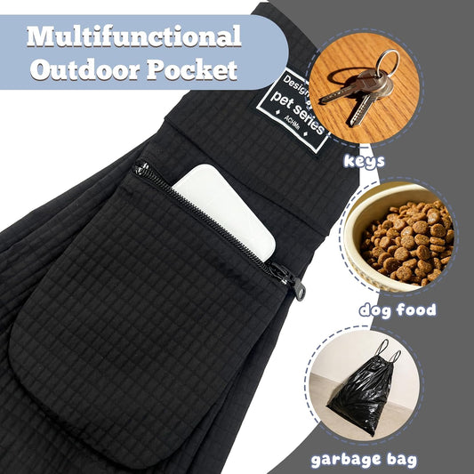 Side profile of Axearte breathable pet papoose carrier bag