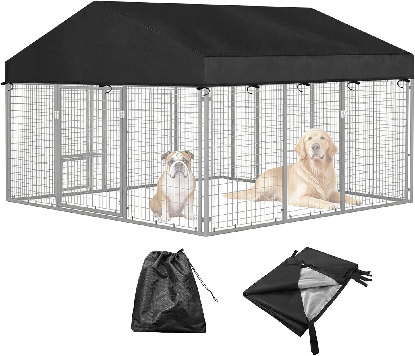Bhyhok imported pet supplies waterproof roof replacement cover setup.