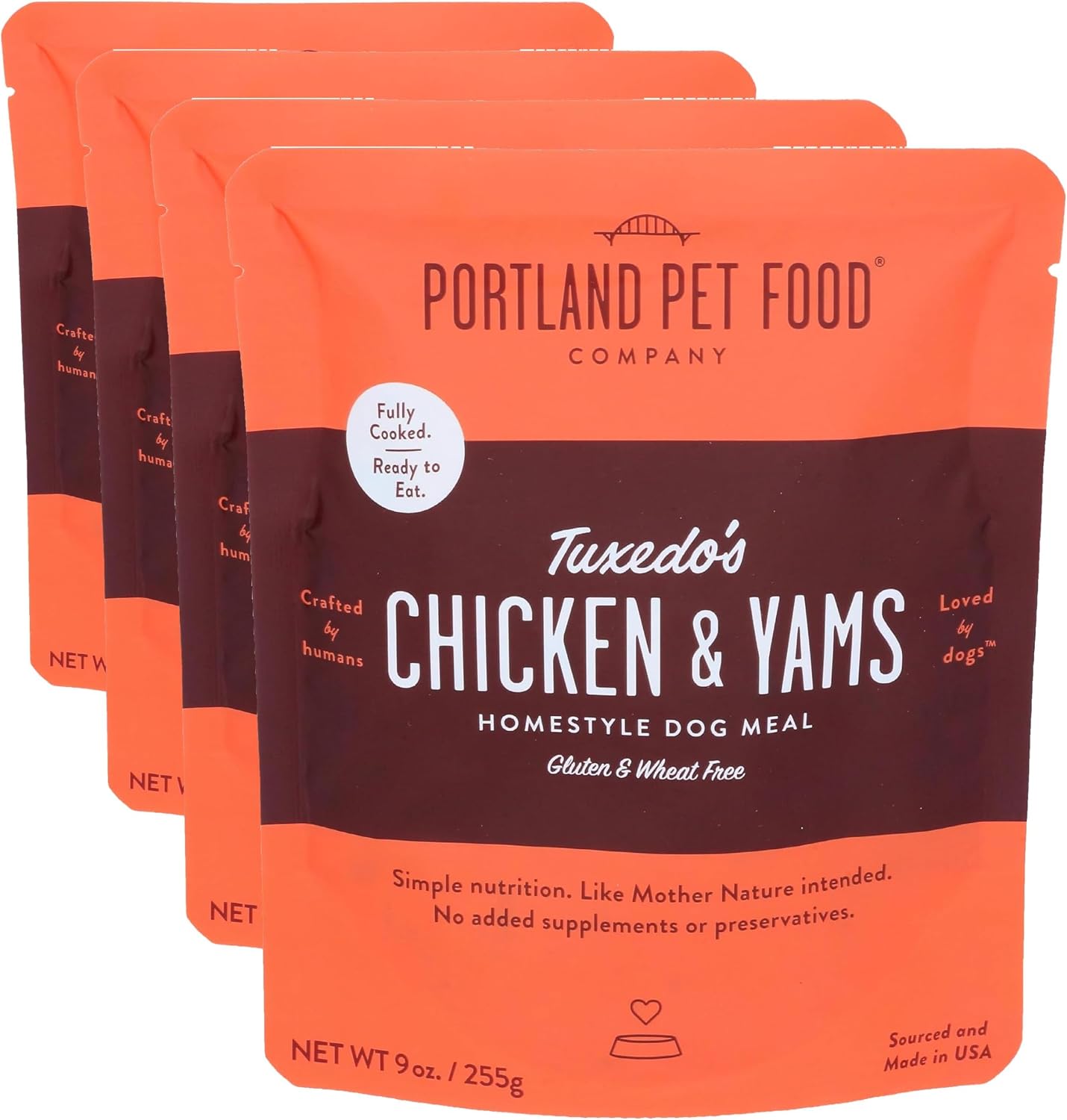 Portland Pet Food Company Tuxedo's Chicken & Yams Dog Meal, 9 OZ - Image 10