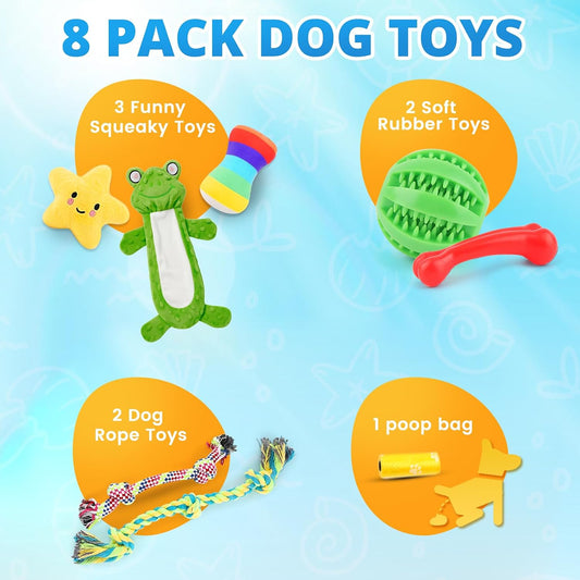 Loyee squeaky plush frog toy for small puppies
