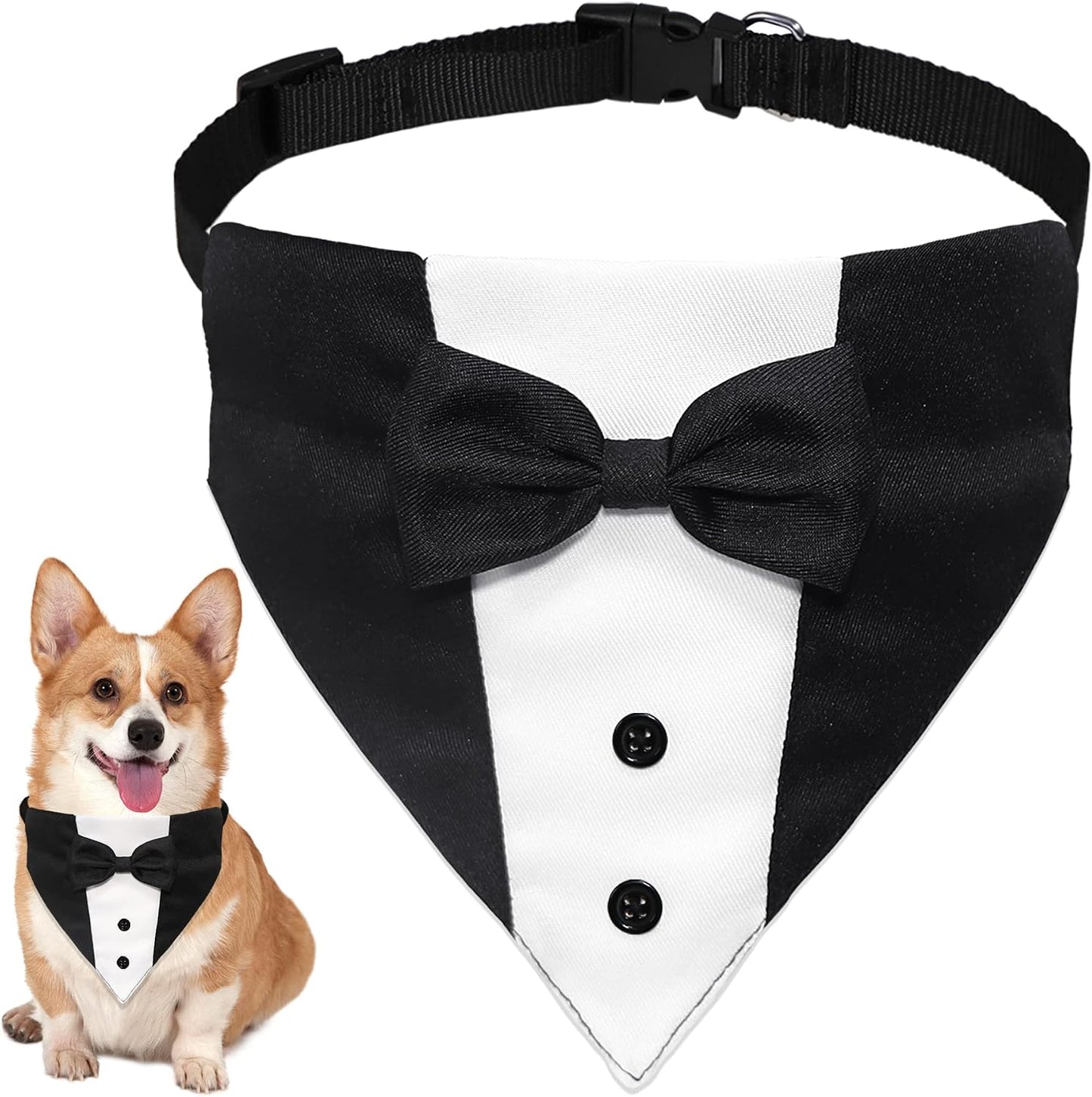 GOYOSWA authentic imported pet engagement birthday tuxedo costume product packaging details