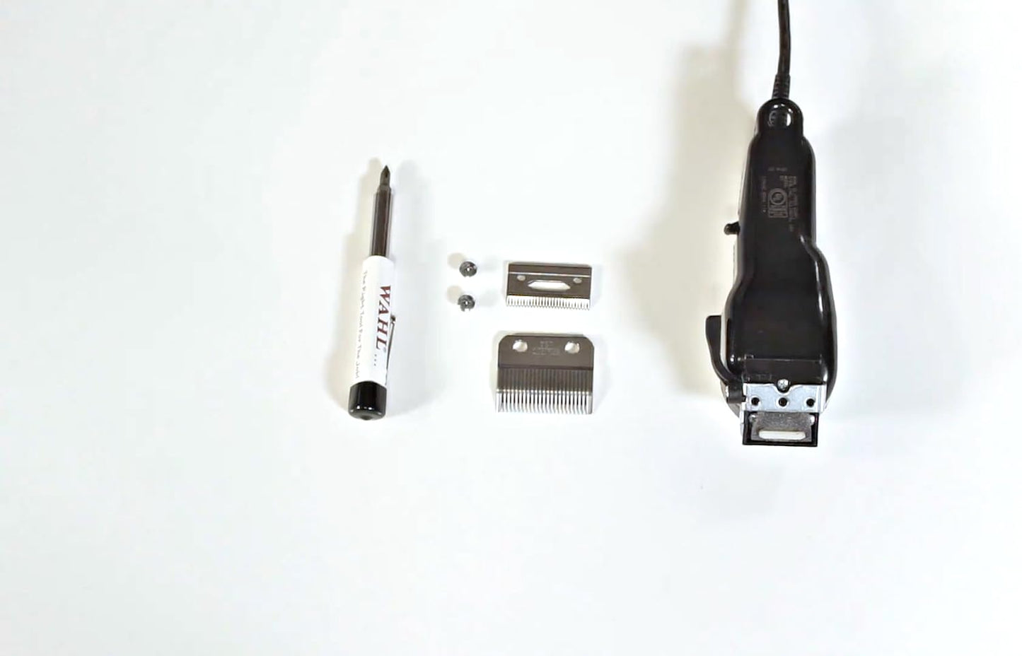 Complete Wahl model 2161 maintenance kit containing the precision blending blade and lubricating oil