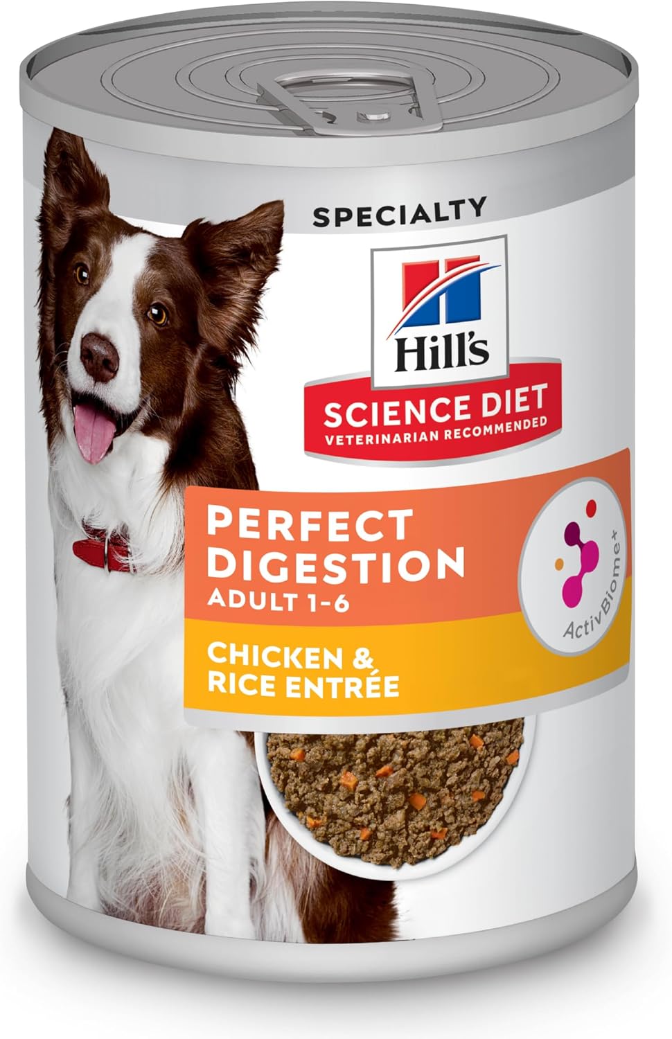 Hill's Science Diet Adult 1-6 Perfect Digestion Wet Dog Food, Chicken, Vegetable, & Rice, 12.8 oz. Cans, 12-Pack - Image 13