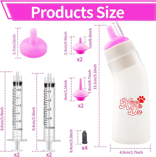 Xuanda nursing pet feeding bottle fourteen piece set with measurement scale