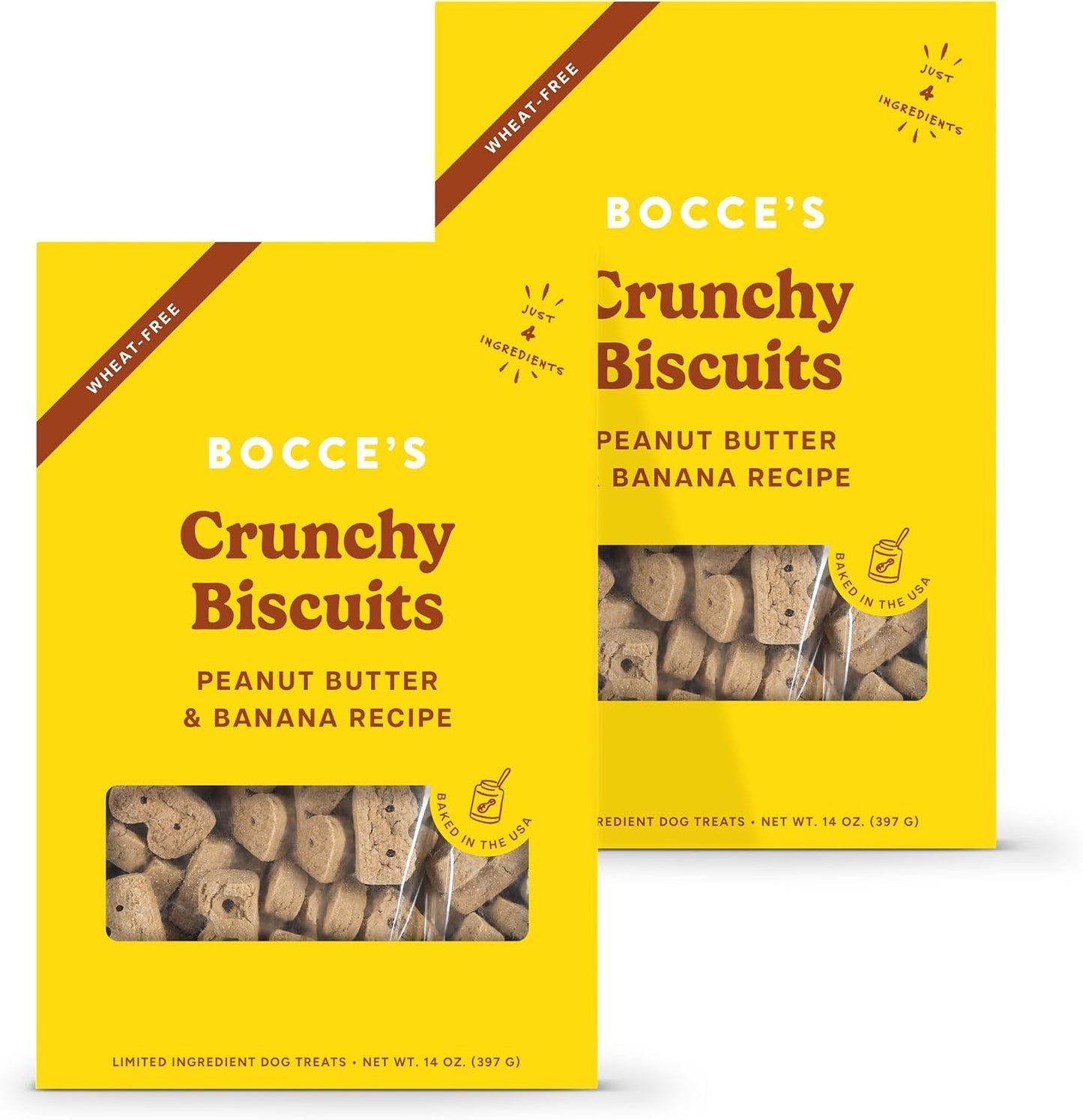 Bocce's Bakery Oven Baked Bedtime Tea Treats for Dogs, Wheat-Free Everyday Dog Treats, Made with Real Ingredients, Baked in The USA, All-Natural Biscuits, Banana, Vanilla, & Lavender, 5 oz - Image 15