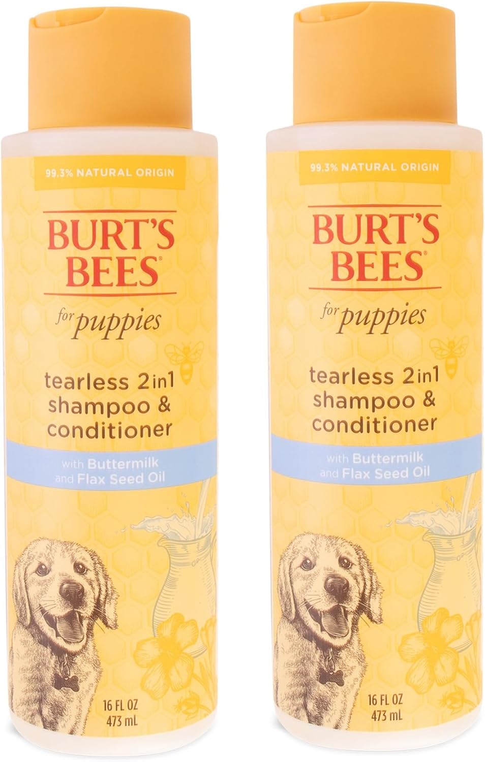 Burt's Bees for Pets Tear Free Puppy Shampoo & Conditioner with Buttermilk, 2 in 1 Gentle Dog Shampoo for Puppies, Cleans and Conditions Sensitive Skin, 16 Fl Oz - Image 14