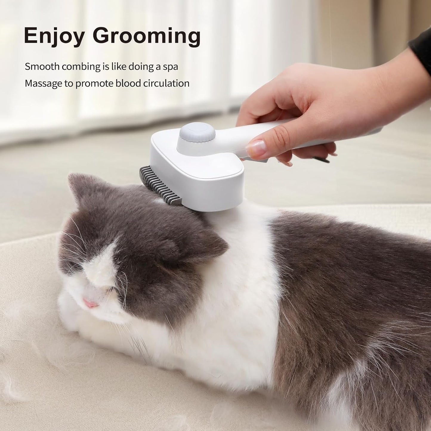 Professional pet dematting comb for long and short hair