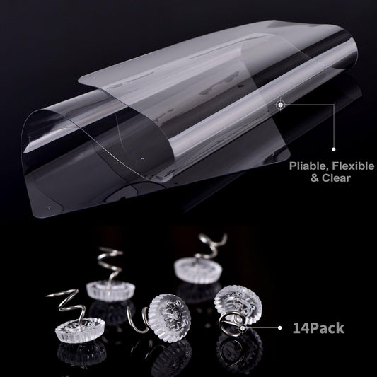 Close up of In Hand scratch guard with screw pins
