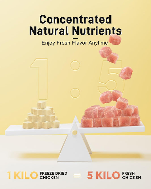 Pawaura high protein chicken treats for dogs and cats