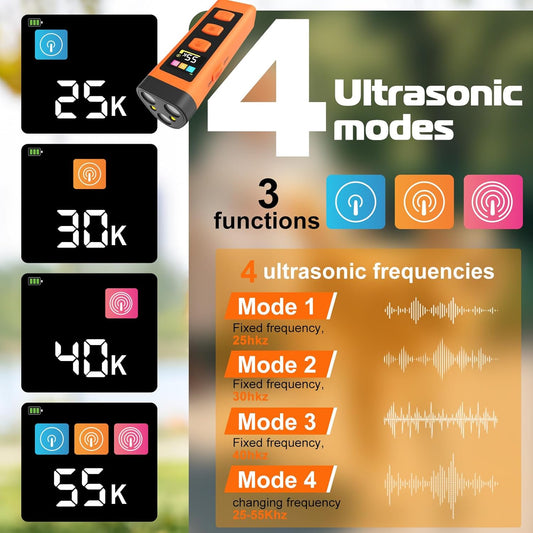 OKSJ ultrasonic anti barking tool held in hand