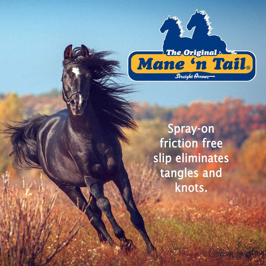 Mane 'n Tail Detangler friction free slip formula container for horses and dogs