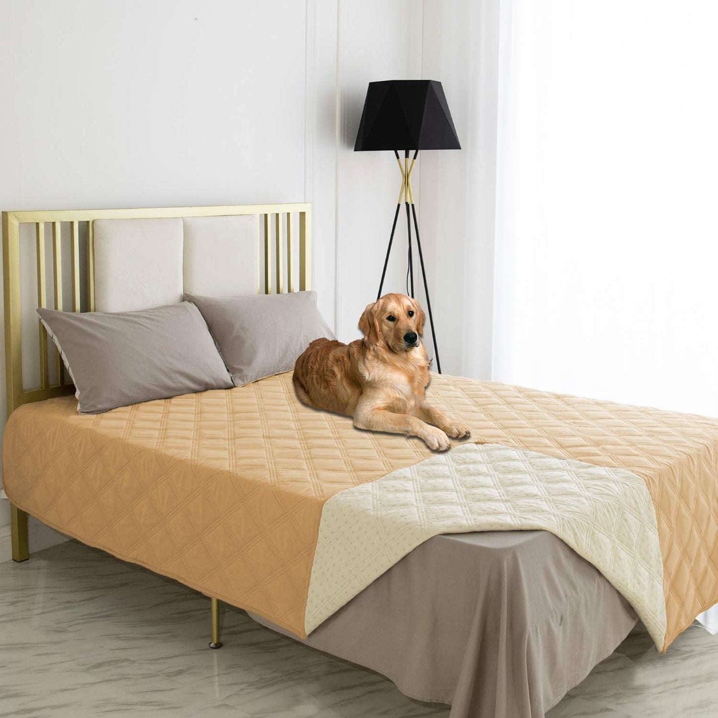 Ameritex Waterproof Dog Bed Cover Pet Blanket with Anti-Slip Back for Furniture Bed Couch Sofa - Image 15