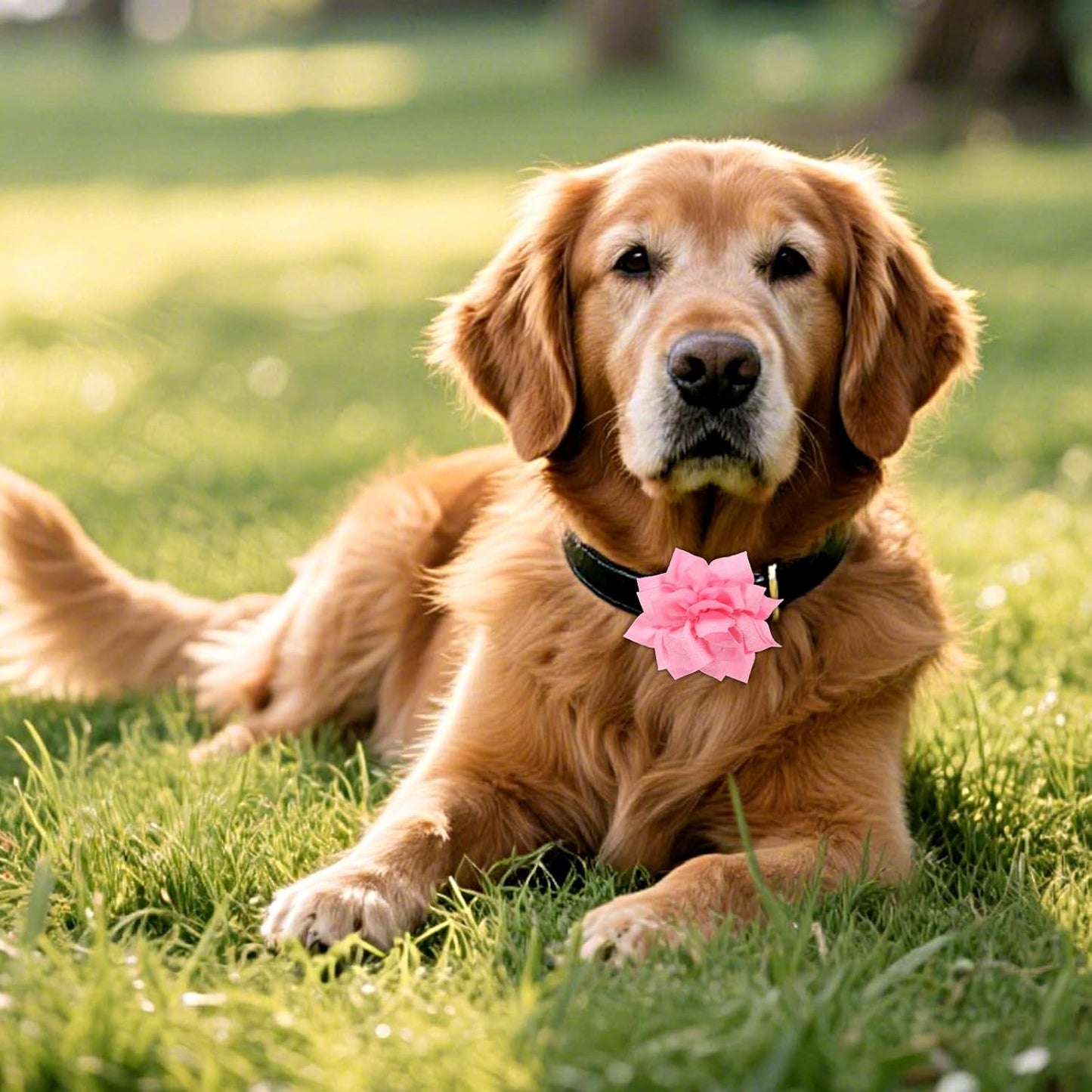 Package of four FdcLixuvol pet collar flowers