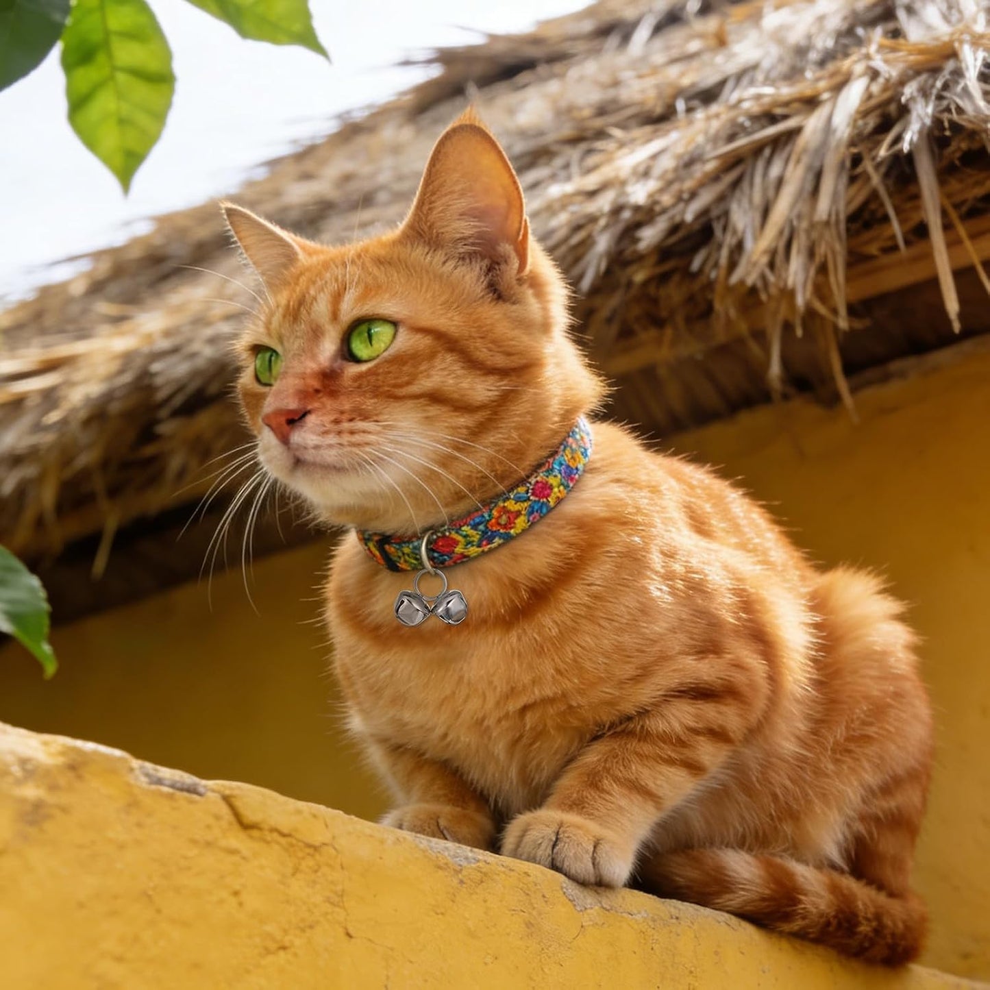 Qpets pet collar pendant accessories in silver metal showing side profile.