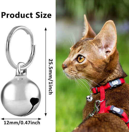 Waziaqoc twelve piece pet bells pack for tracking cats