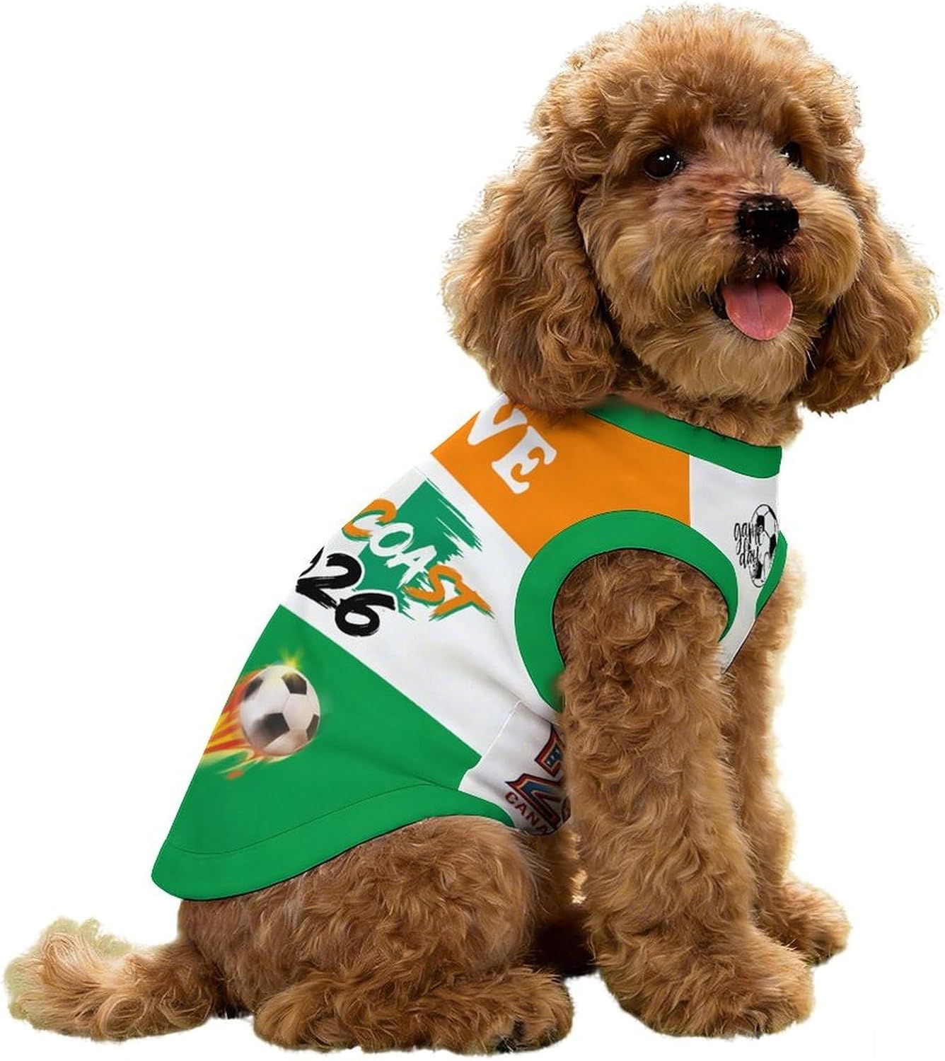 Soccer Cup 2026 Pet Soccer Jersey Mexico Shirt for Dogs Cats Game Day Cooling Sportswear Small - Image 15