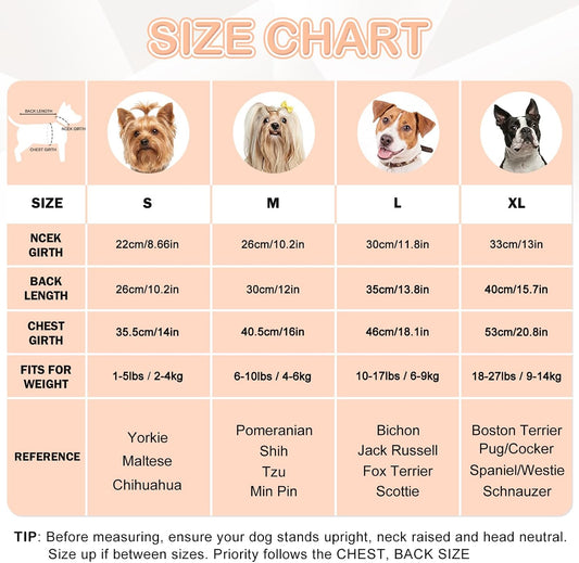 Premium stretchable puppy onesie in pink ribbon pattern for medium breeds.