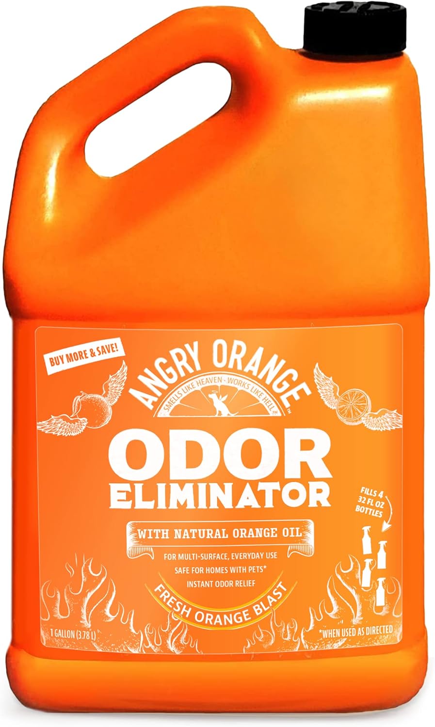 ANGRY ORANGE Pet Odor Eliminator for Dog and Cat Urine, Carpet Stains, and Strong Smells - Citrus Cleaner with Natural Orange Oil - 24 oz - Image 14
