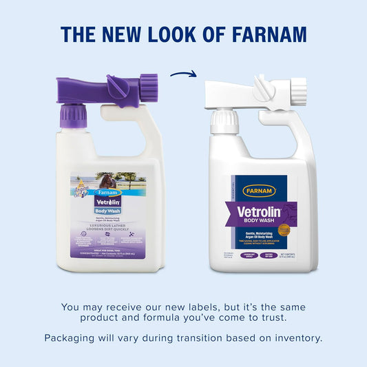 Farnam Vetrolin Body Wash hose-end sprayer applicator details