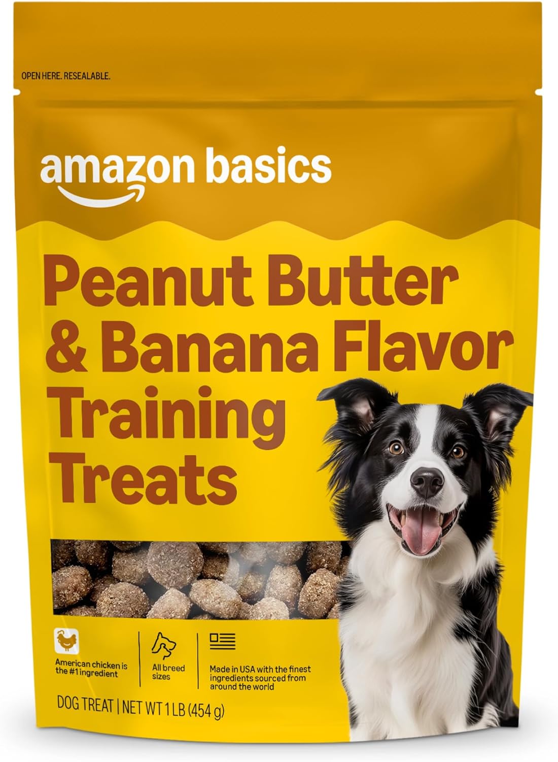 Amazon Basics Chicken Flavor Training Treats for Dogs, 2 lb. Bag (32 oz) (Previously Wag) - Image 10