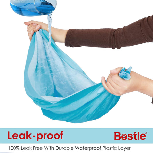 BESTLE puppy pee pads unfolded displaying the diamond quilted top layer.