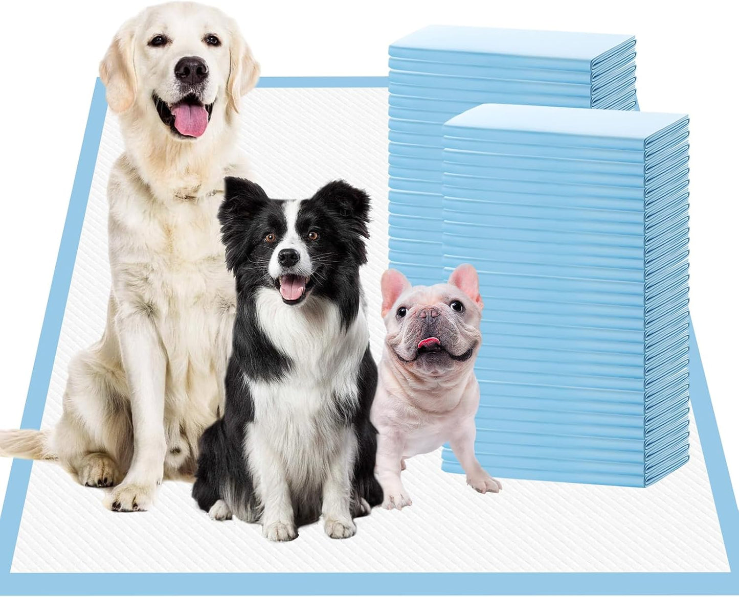SCLOSE Pee Pads for Dogs Extra Large 30"x36", 50 Count Puppy Pads XXL, Potty Pads for Dogs, Super Absorbent & Leak-Proof, Disposable Training Pads for Puppies, Doggie Pads, Blue - Image 12