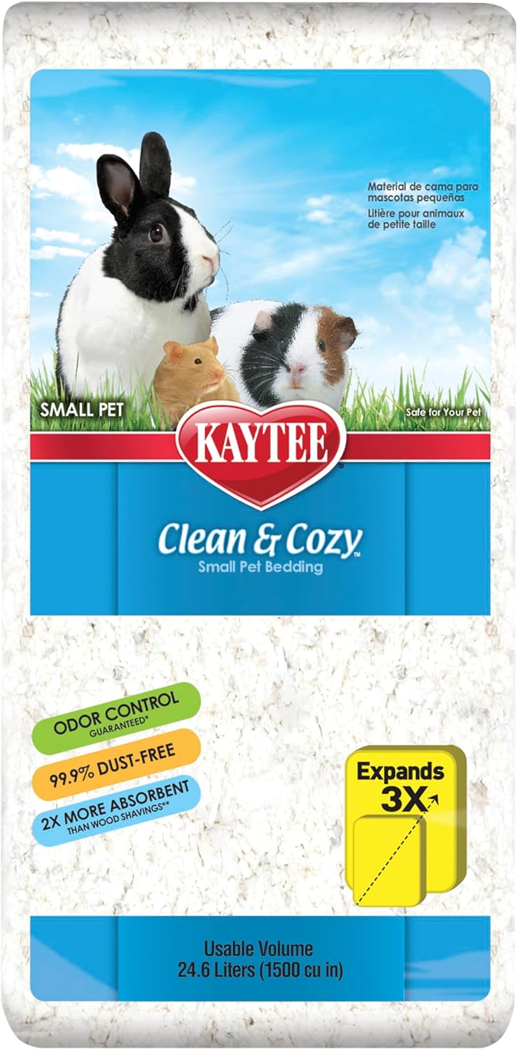 Kaytee Clean & Cozy White Paper Bedding, Made for Small Animals, 49.2 Liters - Image 11
