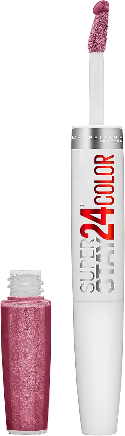 Maybelline Super Stay 24, 2-Step Liquid Lipstick Makeup, Long Lasting Highly Pigmented Color with Moisturizing Balm, Continuous Coral, Coral Pink, 1 Count - Image 15