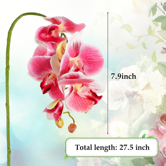 Close up of artificial orchid flower for terrarium decoration