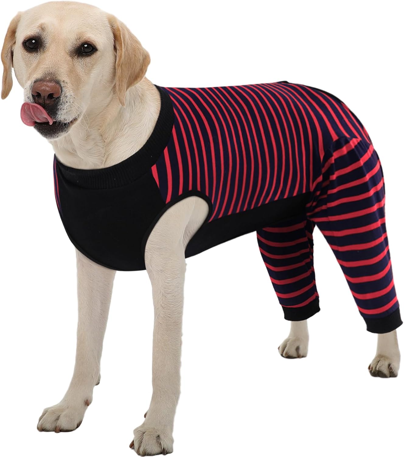 Kuoser Dog Recovery Suit for Back Legs,Soft Dog Surgery Suit with Dog Pants to Stop Licking,Dogs Recovery Sleeve Elbow Protector Pet Surgical Onesie for Abdominal Wounds Dogs Cone Alternative,Pink M - Image 15