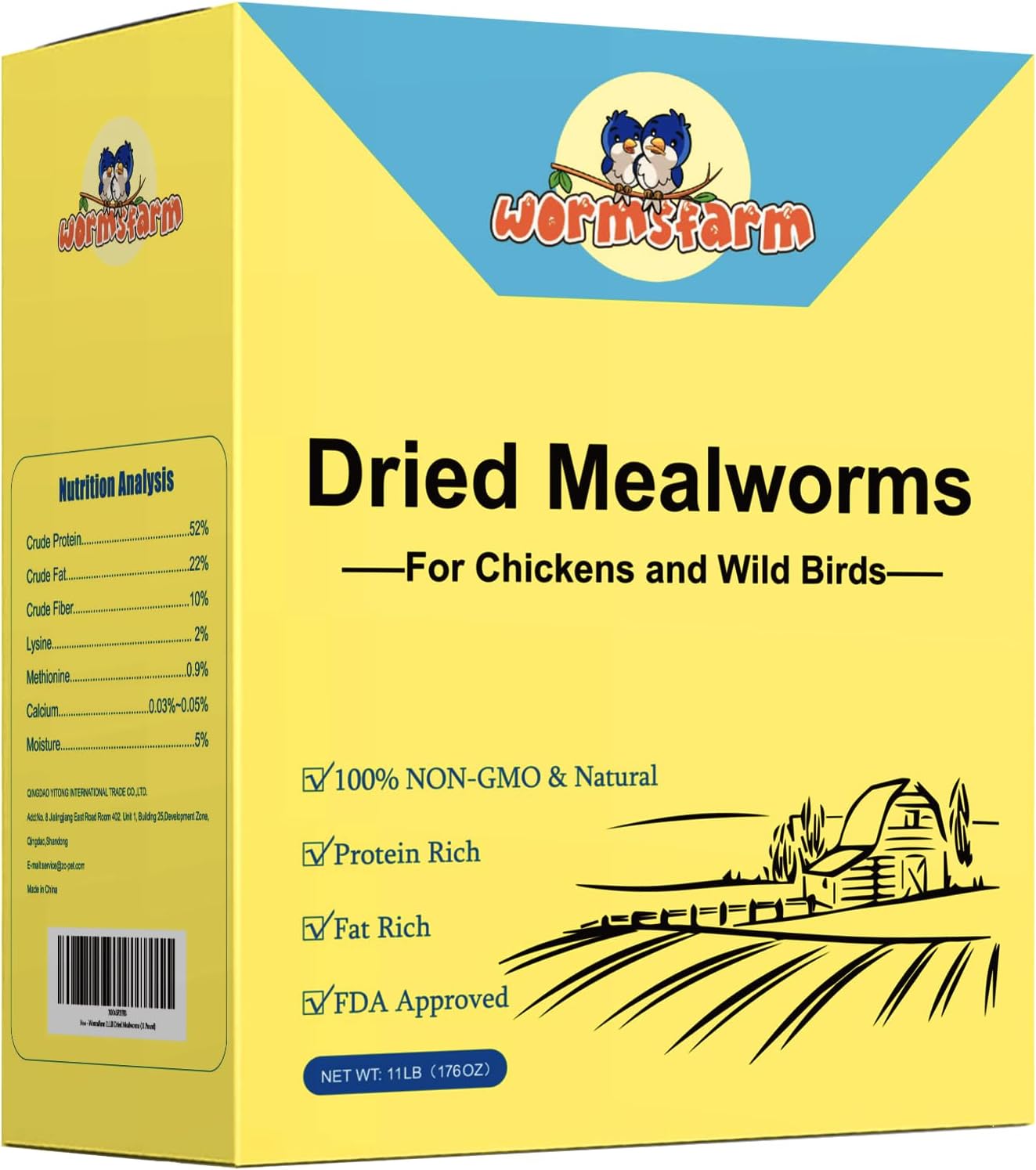 Reptile feeding on high quality dried mealworms