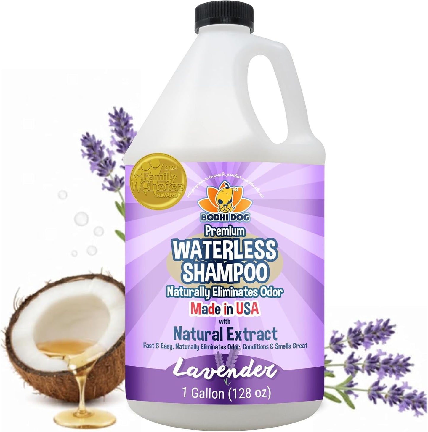 Bodhi Dog Waterless Shampoo - No Rinse Dry Shampoo for Dogs & Cats - Naturally Neutralizes Pet Smelly Odor - Safe for Puppies, Allergies & Sensitive Skin - Made in USA - Lavender (17 Fl Oz) - Image 13