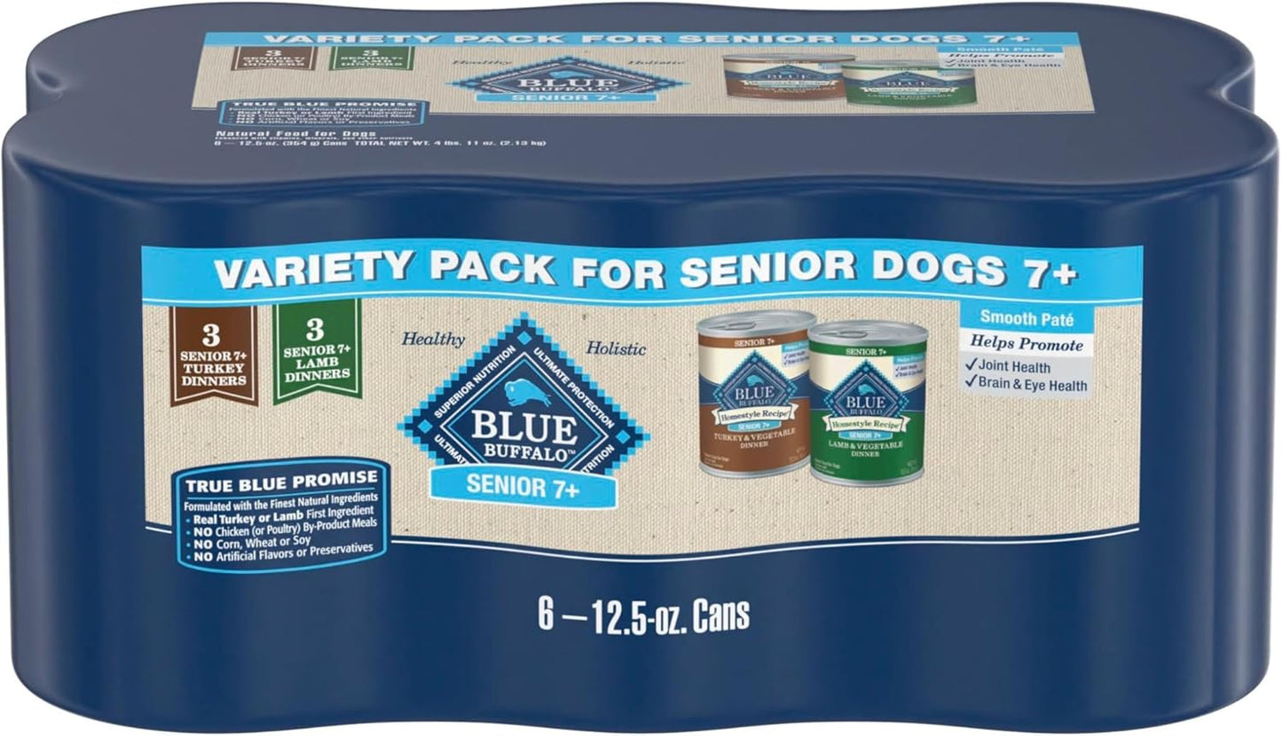 Texture depiction of Blue Buffalo homestyle pate wet dog food for senior canine dietary maintenance