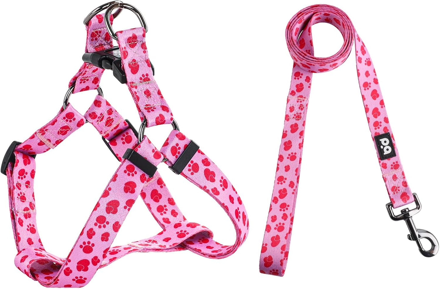 QQPETS Dog Harness Leash Set Adjustable Heavy Duty No Pull Halter Harnesses for Small Medium Large Breed Dogs Back Clip Anti-Twist Perfect for Walking - Image 15