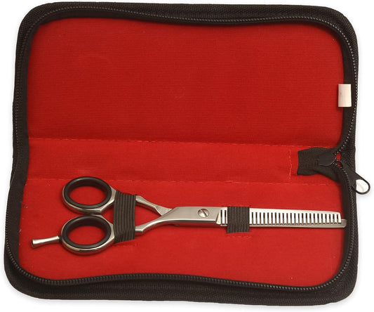 Close up of 36-tooth thinning shear blades