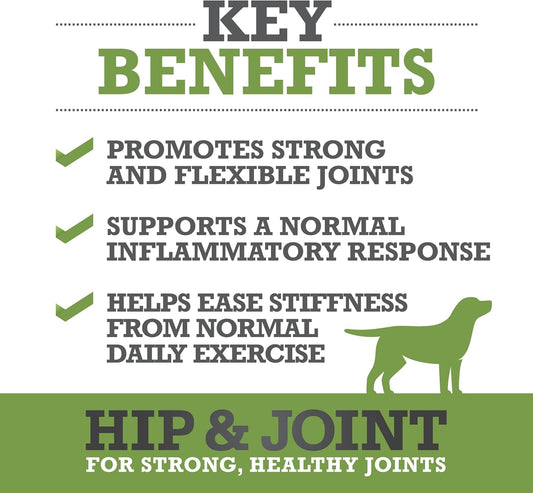 WINPRO canine mobility soft chews back label showing active plasma ingredients
