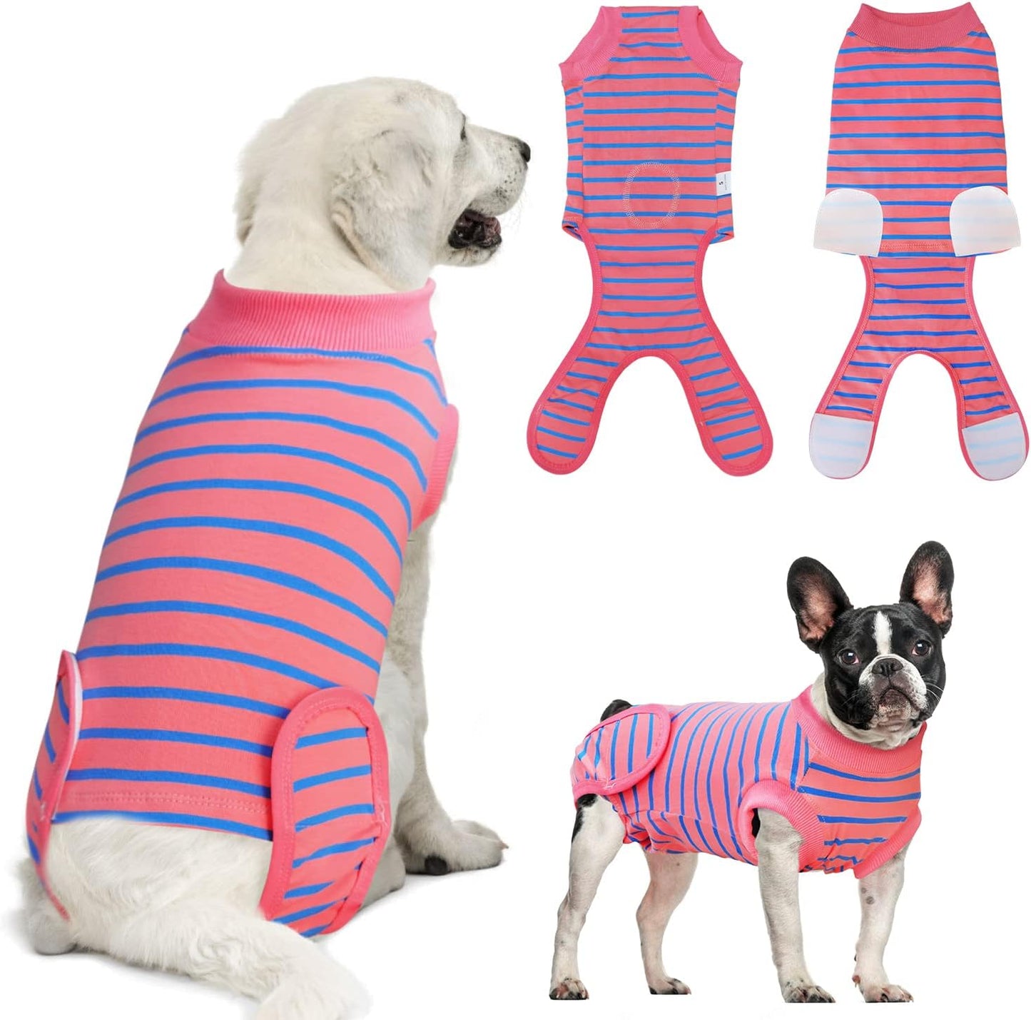 Karoku machine washable protective dog clothing size small side view