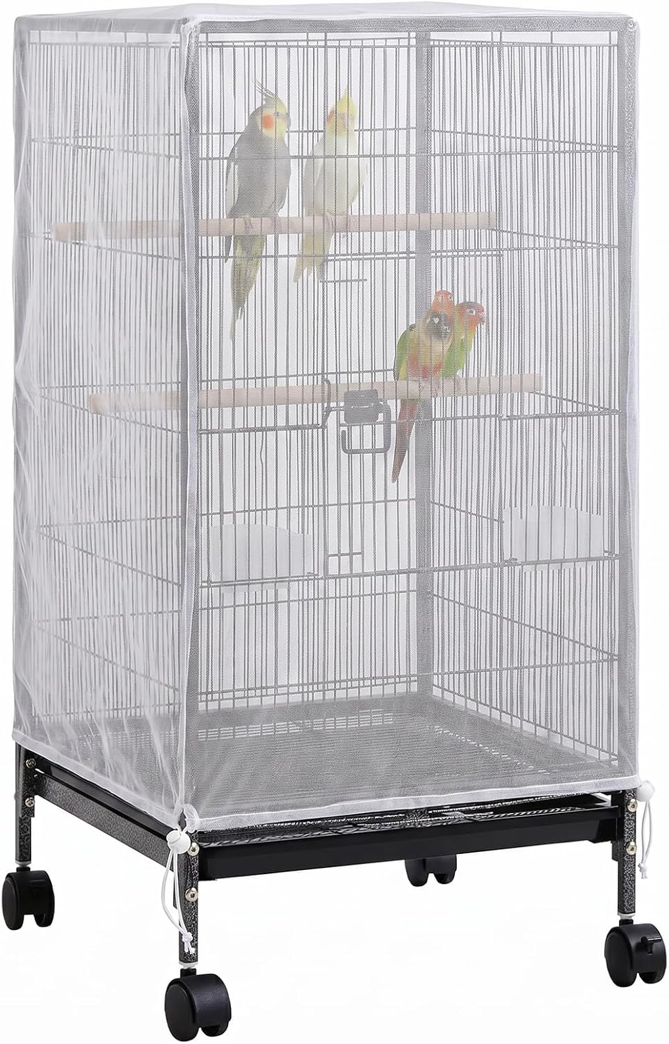 Demonstration of the washability and durability of the nylon mesh seed catcher