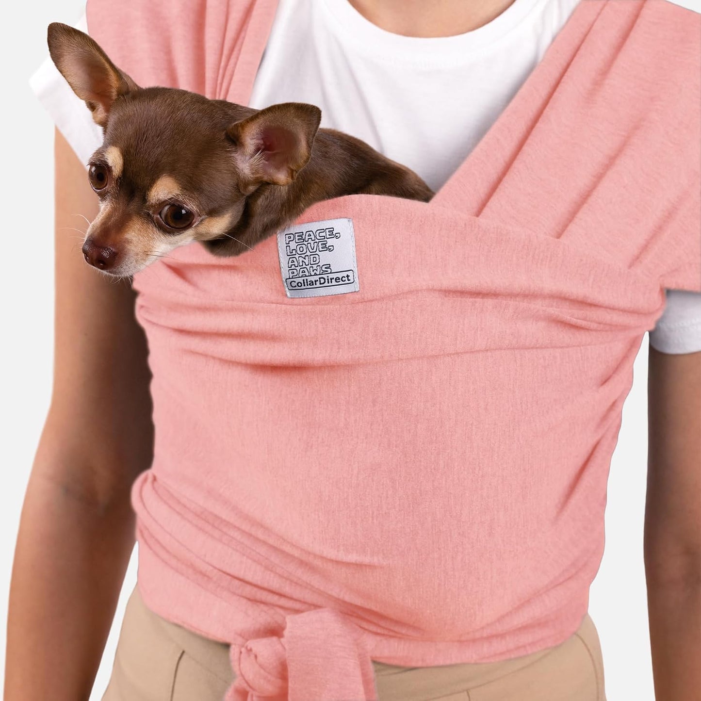 Cat Sling Carrier for Small Pets - Anti-Anxiety Cat Sling, Kitten Pouch - Pet Sling in Gray Black Blue Green Pink Yellow (Gray, Standard) - Image 11