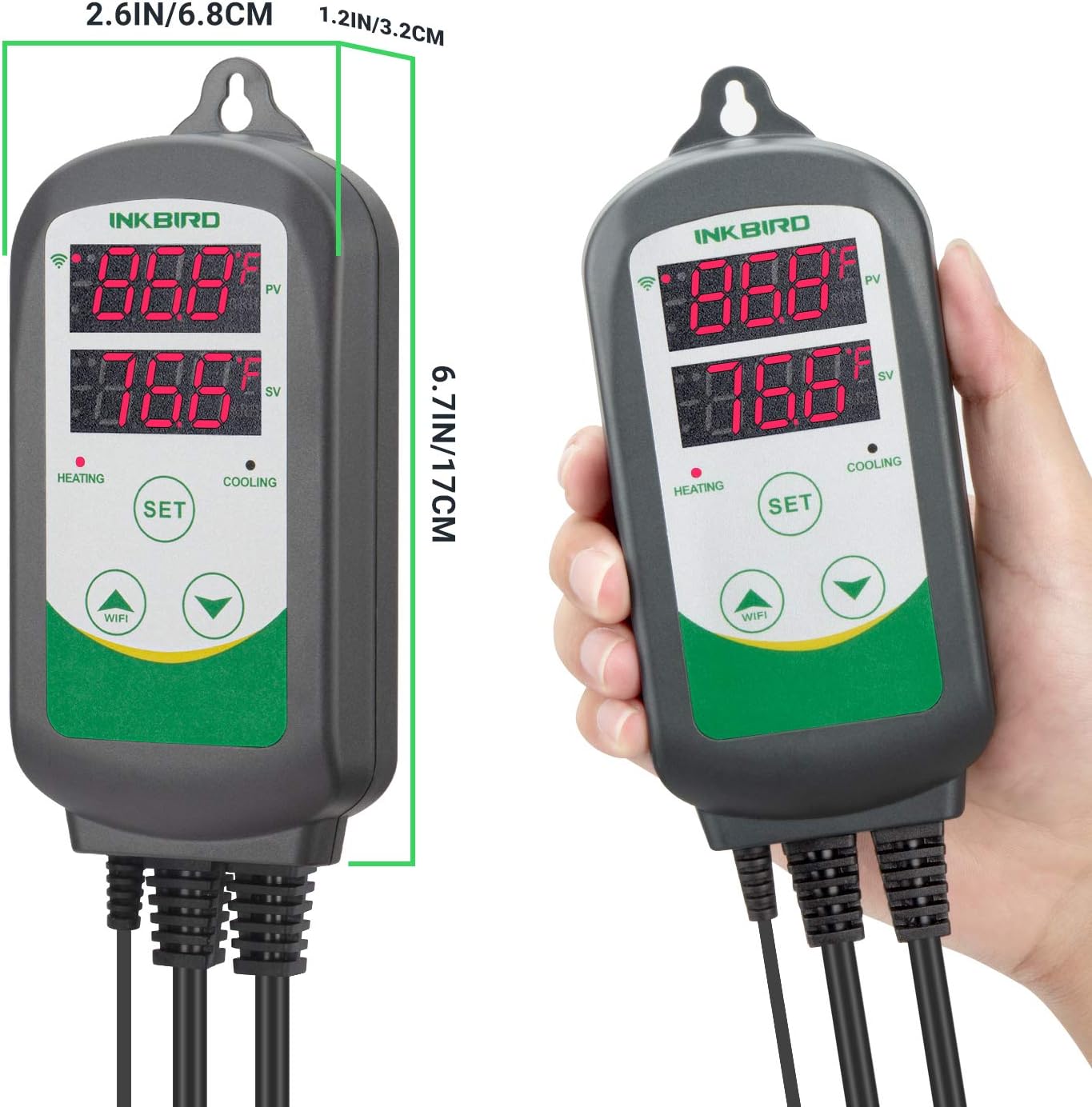 Inkbird ITC-308 packaging and included components