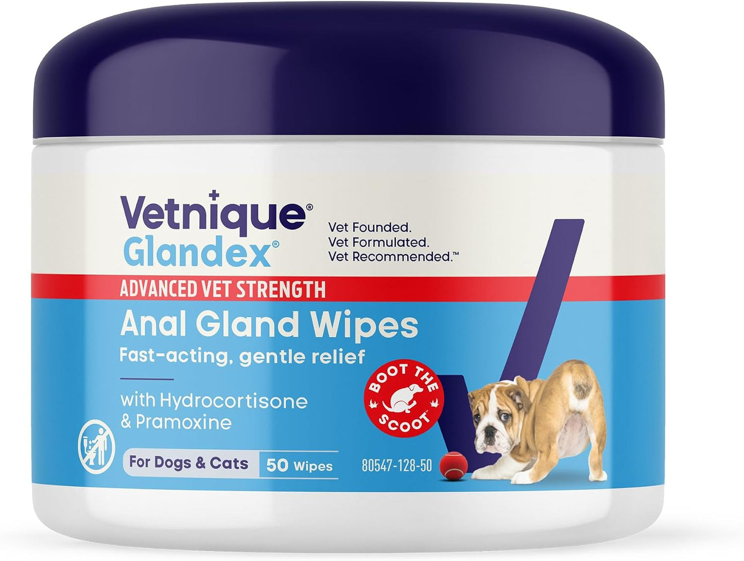 Vetnique Glandex Medicated Anal Gland Anti Itch Spray for Dogs & Cats Skin Relief to Soothe Scooting, Itching & Inflamed Glands, Hydrocortisone Spray & Pramoxine, Boot The Scoot (4oz Spray) - Image 10