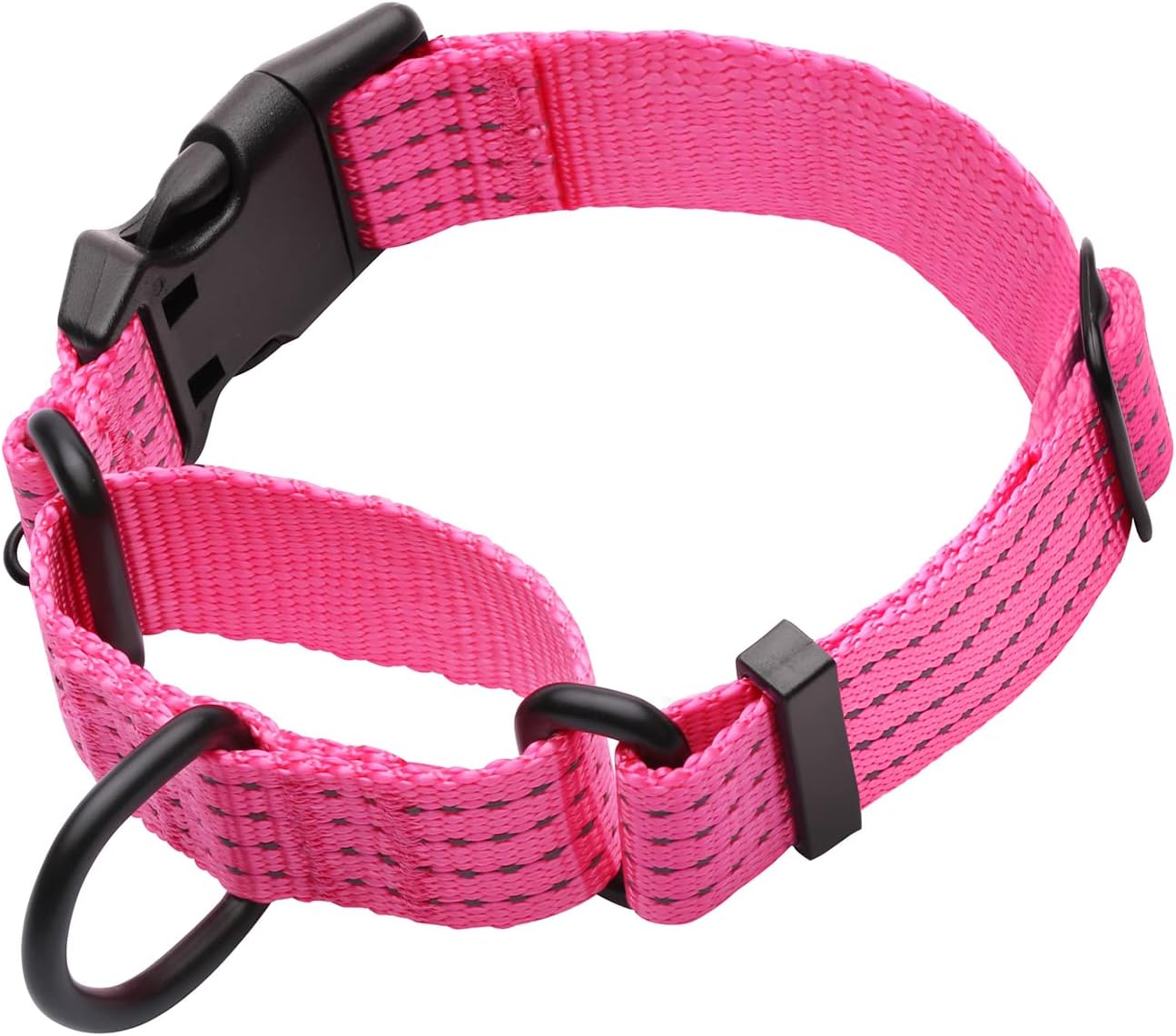 Martingale Collar for Training Dogs. Adjustable Reflective Collars with Buckle-USA Flag- NO Pull-Prevents Slipping Out, for Medium Large XL Dogs. Helps with Strong pullers (XL, Blue) - Image 15