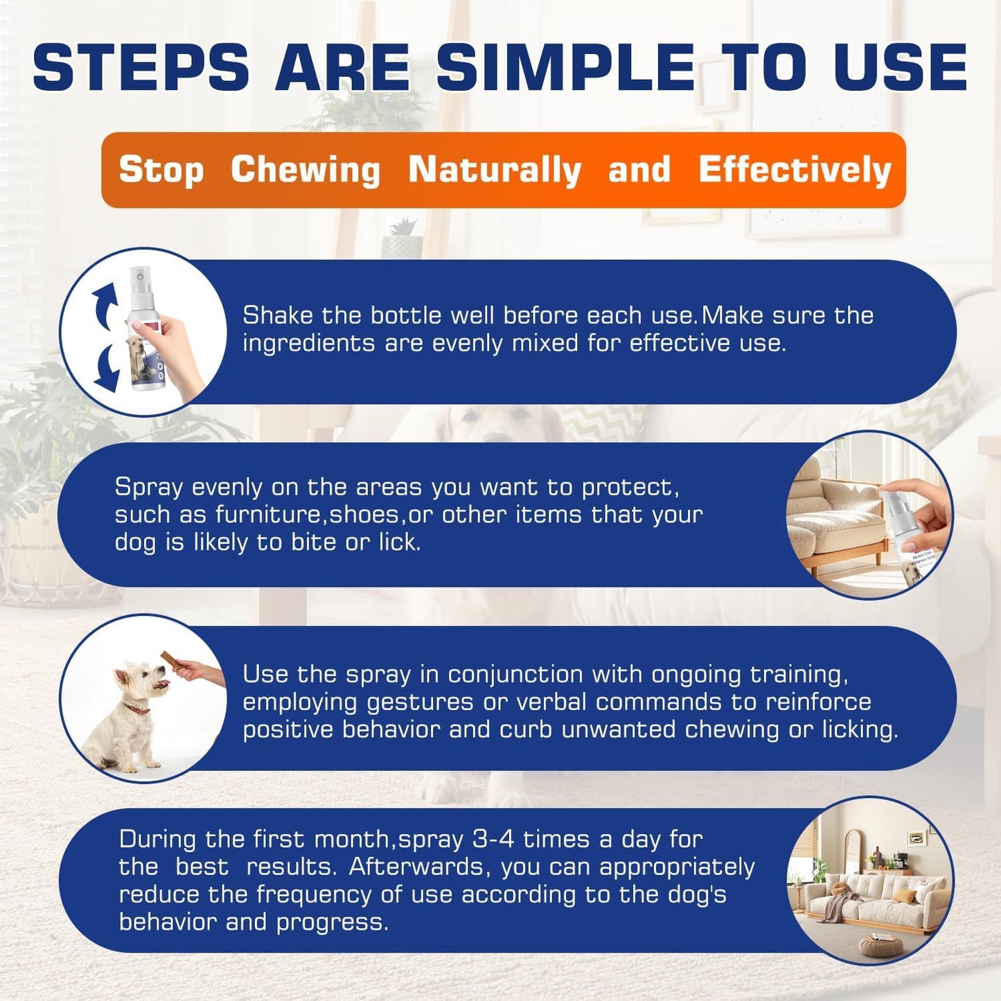 Nupec anti-chew spray for stopping jumping and marking