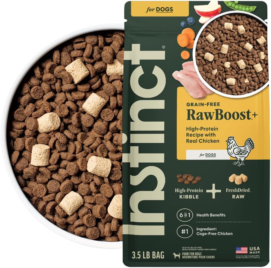 Instinct RawBoost, Natural Dry Dog Food with Freeze-Dried Pieces, High Protein, Grain-Free Recipe - Real Beef, 20 lb. Bag - Image 15