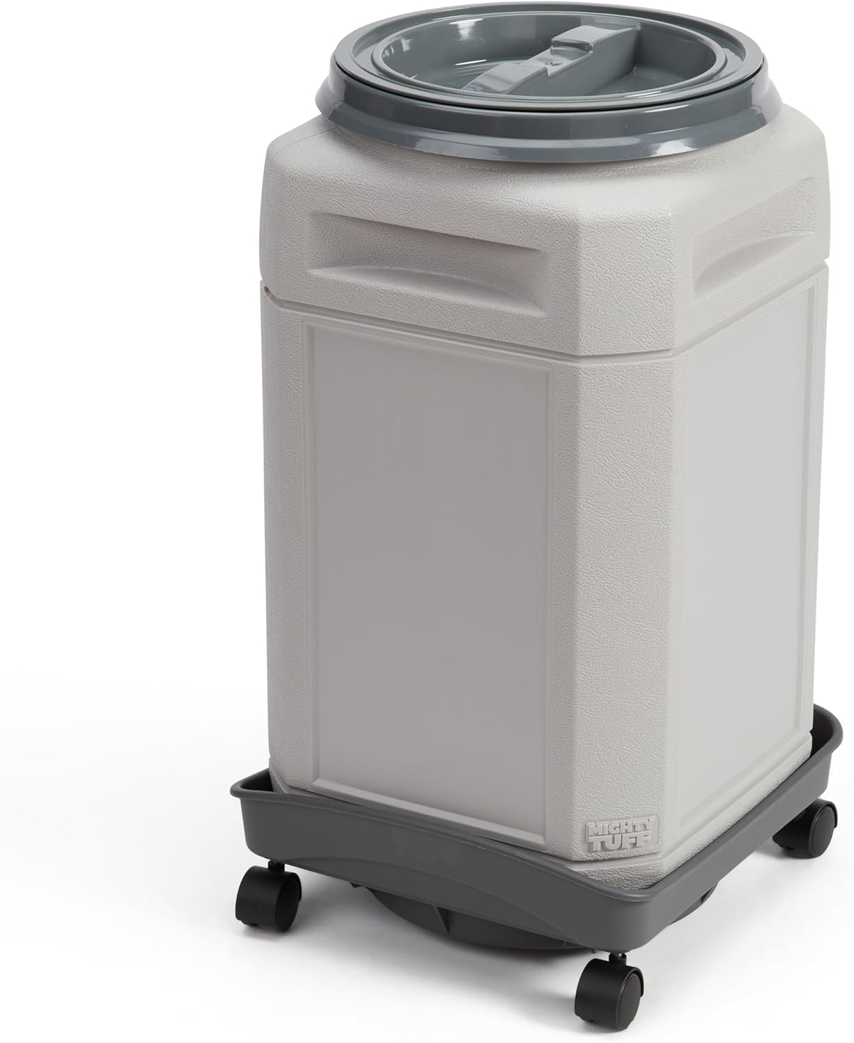 Mighty Tuff Airtight Dog Food Storage Container - 13 Gal, up to 54 lb Capacity - Cat and Dog Food Container with Twist Lid & Handles - BPA-Free, Made in USA - Image 11