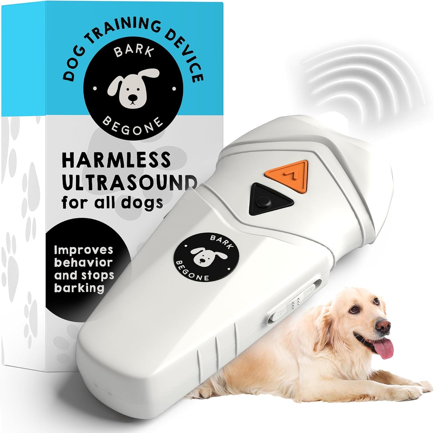 Ultrasonic Dog Bark Deterrent & Behavior Corrector - Stop Barking, Jumping, Aggression Without Yelling -Just Point & Press! Backed by Kevin Harrington from Shark Tank (Bark Begone Classic) - Image 13