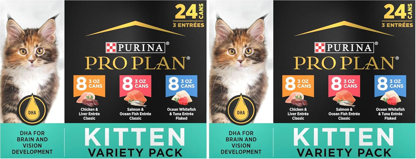 Purina Pro Plan High Protein Wet Kitten Food Variety Pack, DEVELOPMENT Kitten Favorites - (Pack of 24) 3 oz. Cans - Image 15