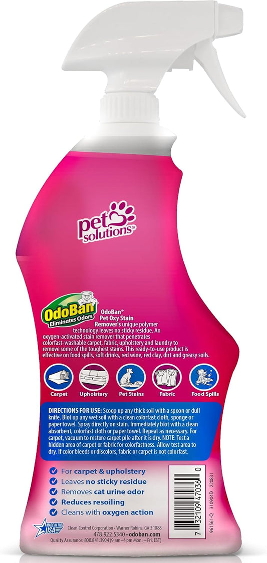 Odoban Pet Solutions Oxy Stain Remover 6 pack bundle