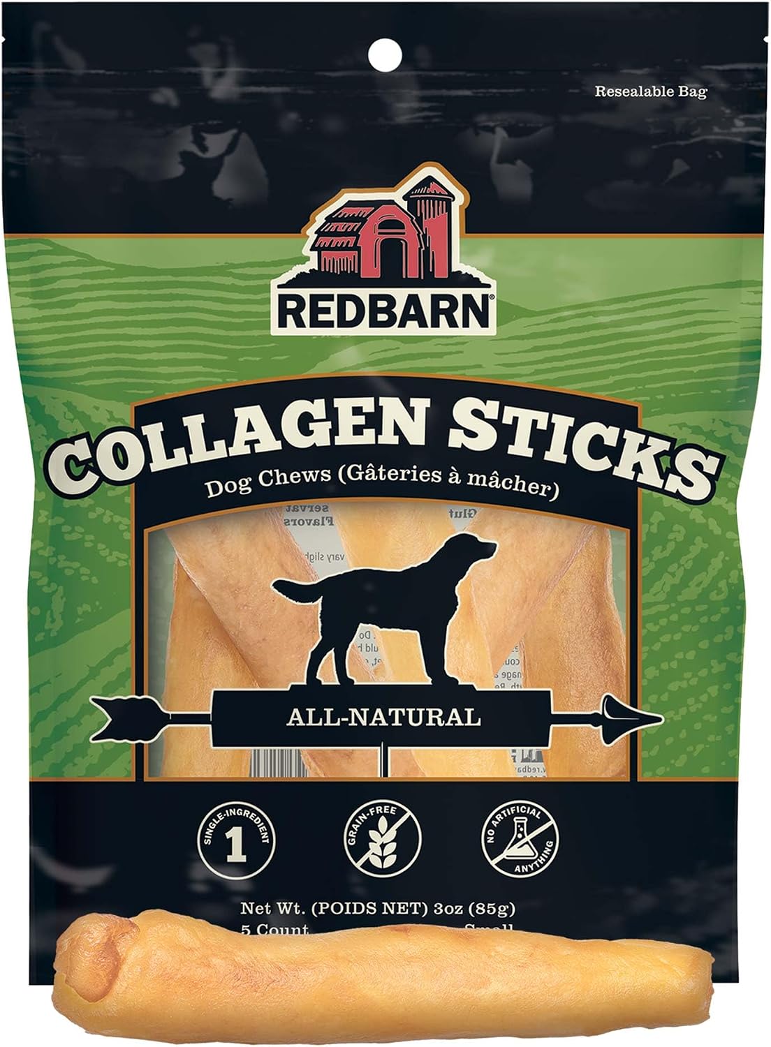 Redbarn Pet Products All-Natural Large 12" Beef Collagen Sticks for Dogs - Long Lasting Low-Odor Alternative to Traditional Rawhide & Bully Sticks - Supports Healthy Joints, Skin, & Coat - 3 Pack - Image 15