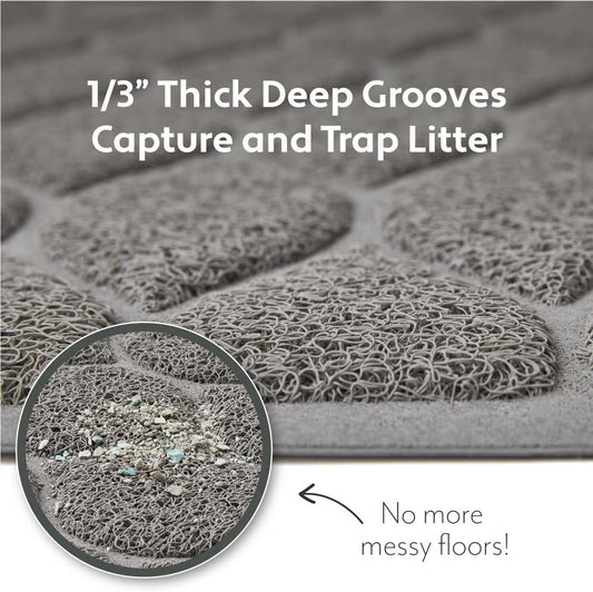 Mighty Monkey premium litter box floor protector close up mesh details